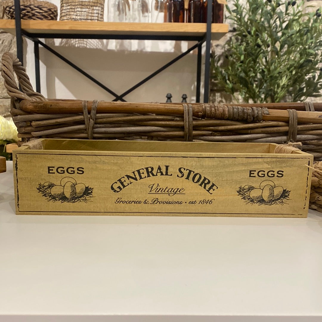 Vintage Egg Holder Crate