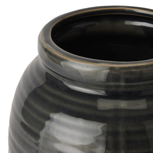 Seville Collection Navy Bulbous Vase