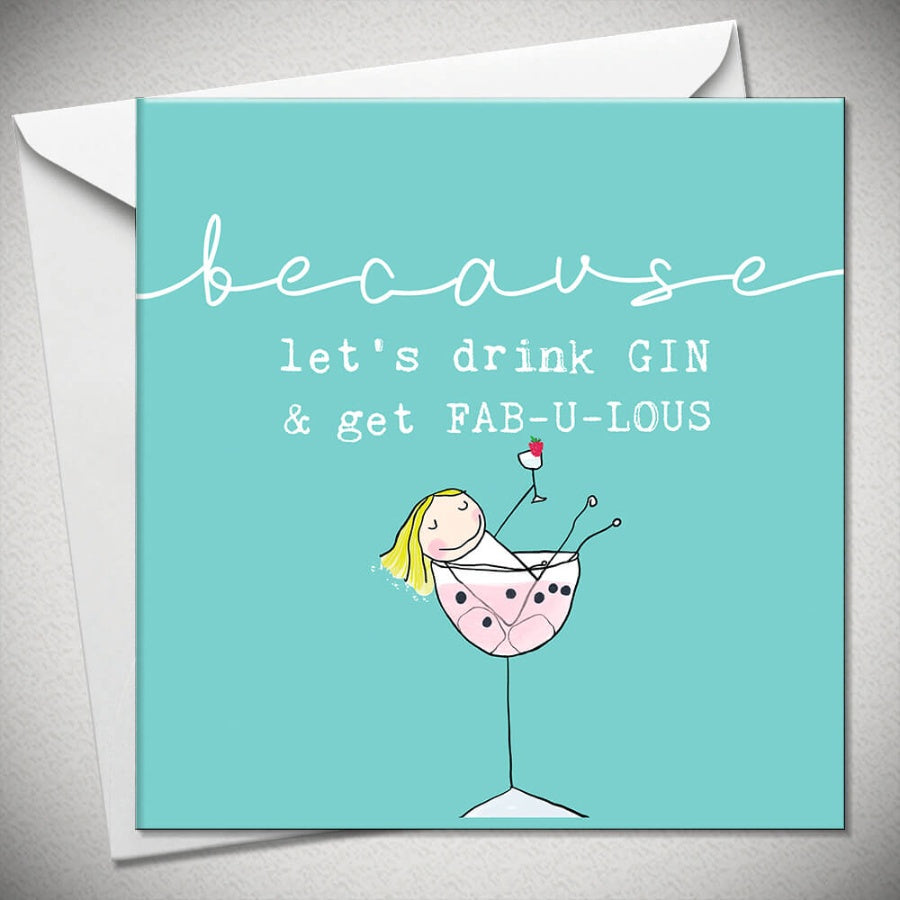 Let's Drink Gin Card