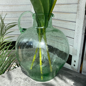 Round Glass Flower Vase