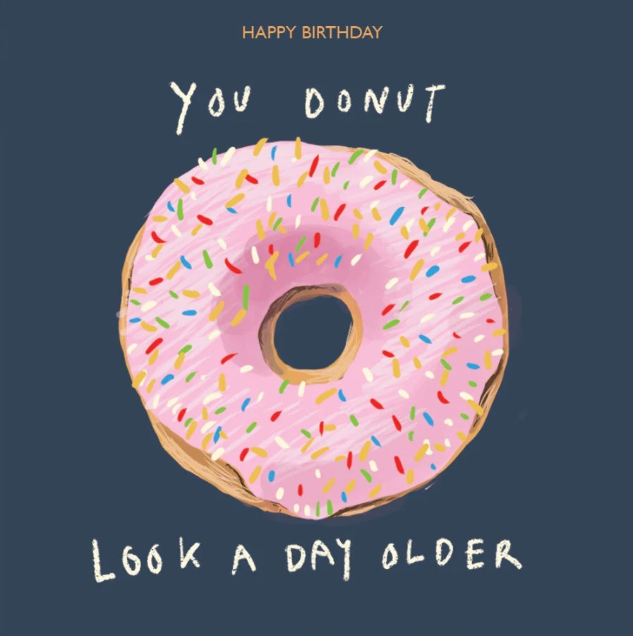 Happy Birthday Donut Card