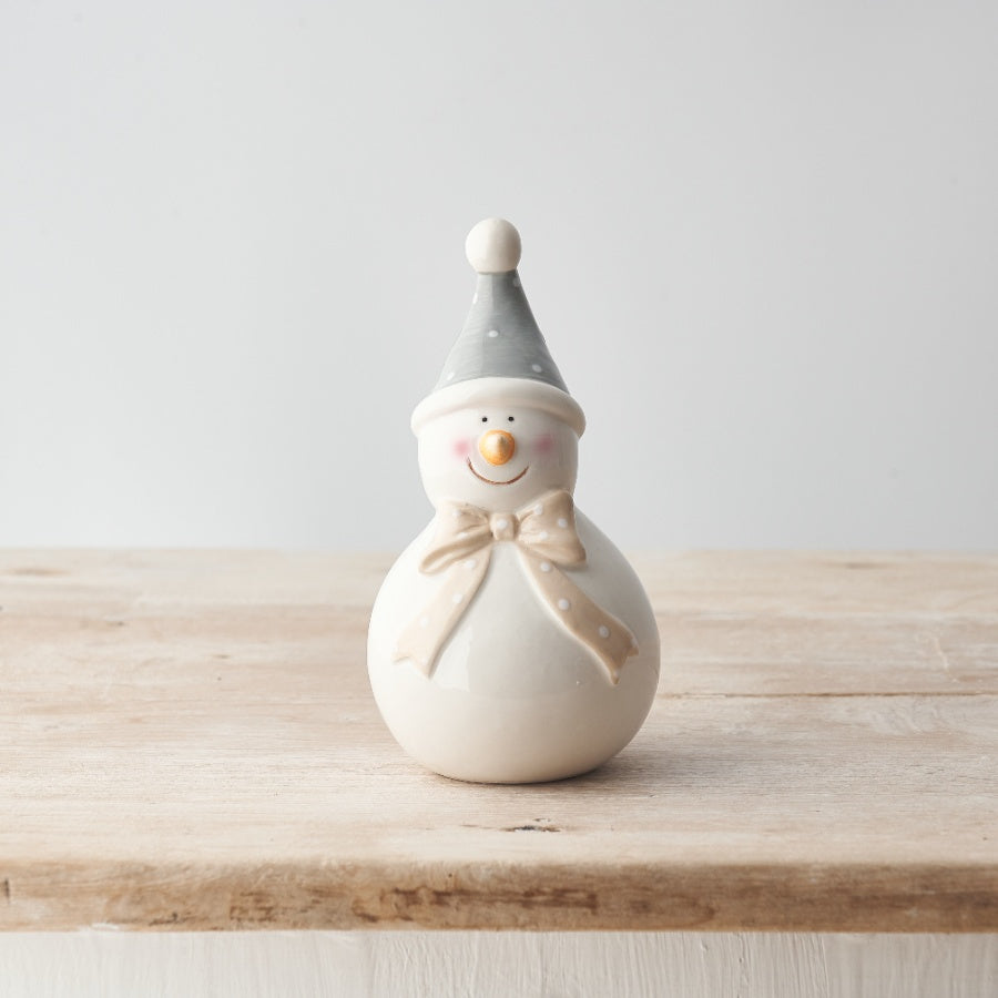 Natural Snowman Ornament