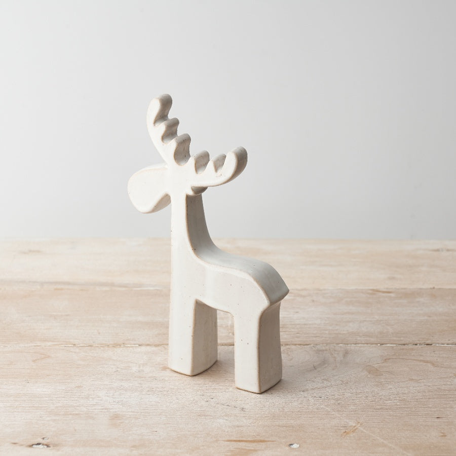 Large Contemporary Reindeer Ornament