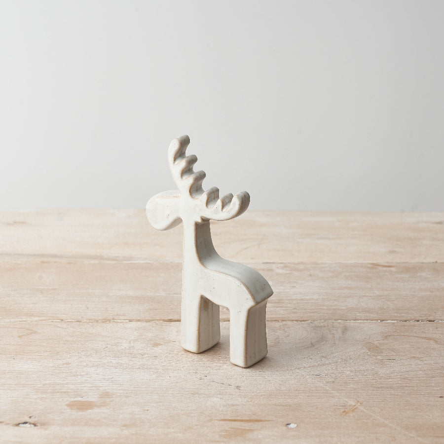 Small Contemporary Reindeer Ornament