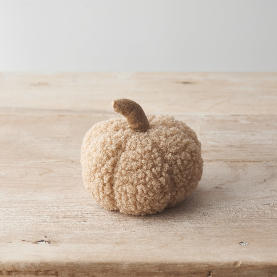 Small Natural Sherpa Pumpkin