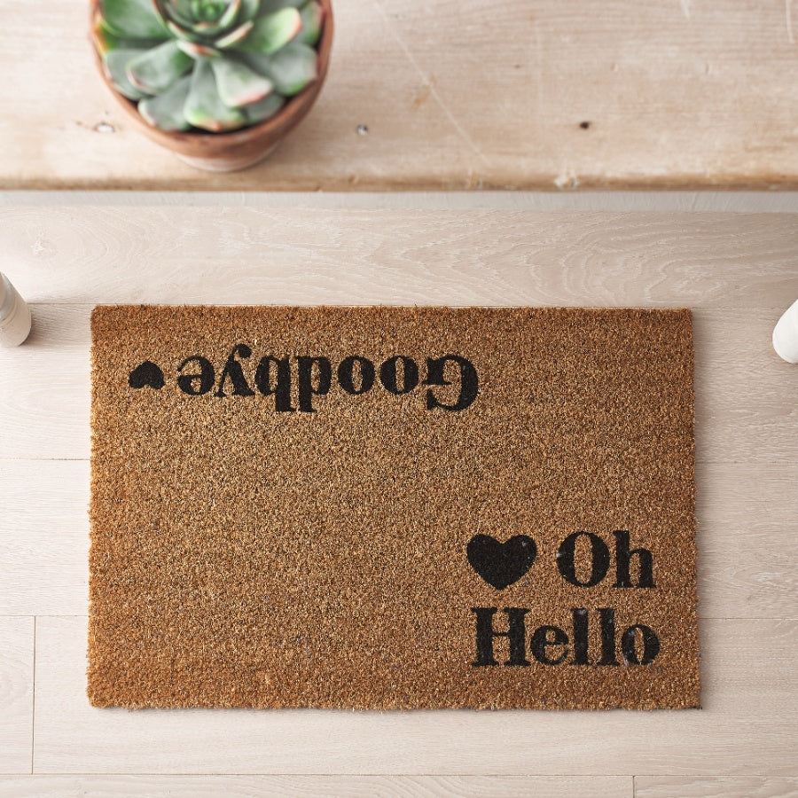 'Oh Hello/ Goodbye' Doormat
