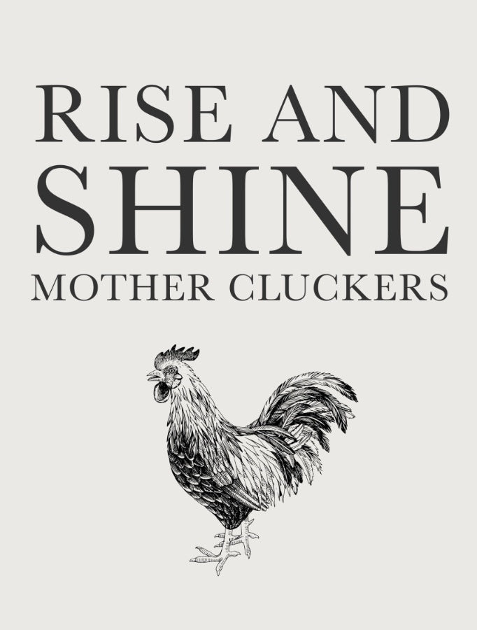 Mother Cluckers Metal Sign