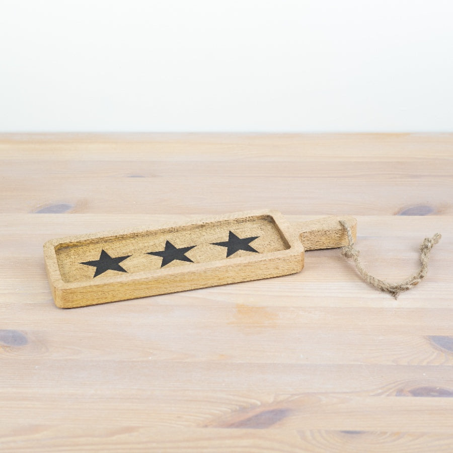 Black Stars Wooden Board