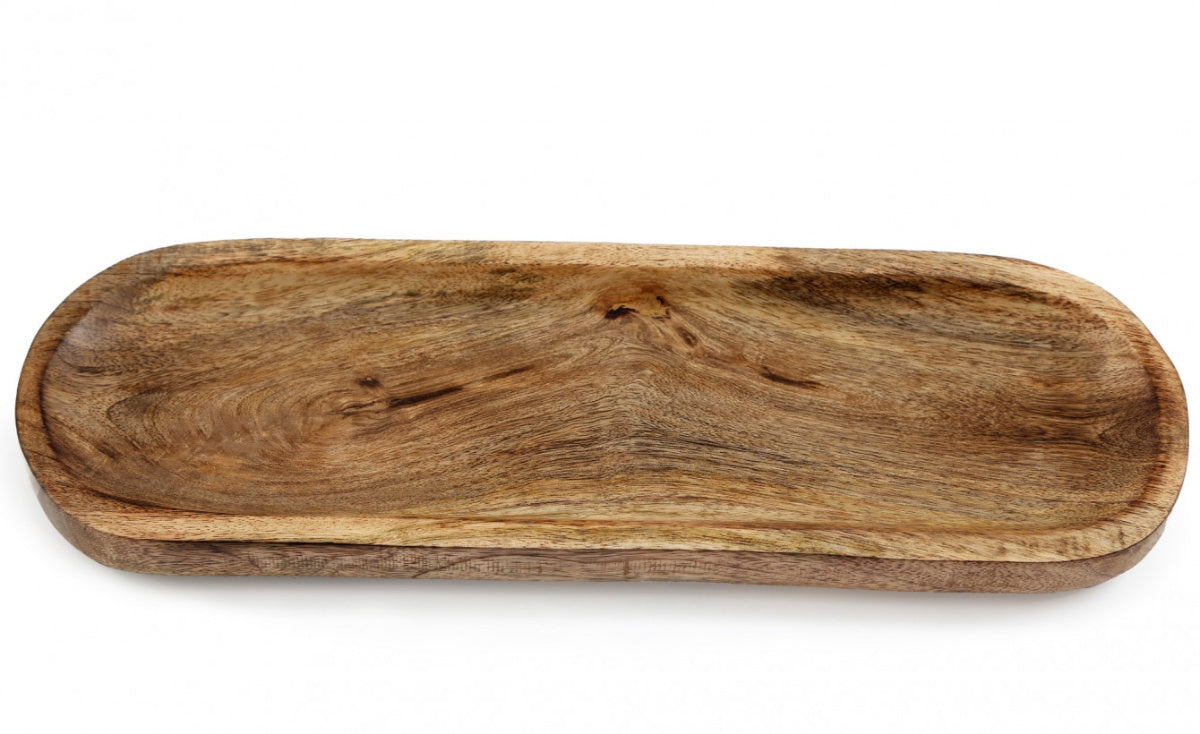 Mango Wood Oblong Serving Tray