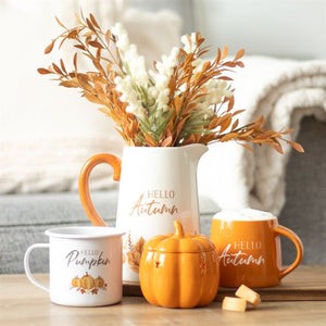 Hello Autumn Ceramic Flower Jug