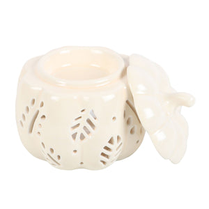 Off White Autumn Leaves Oil Burner