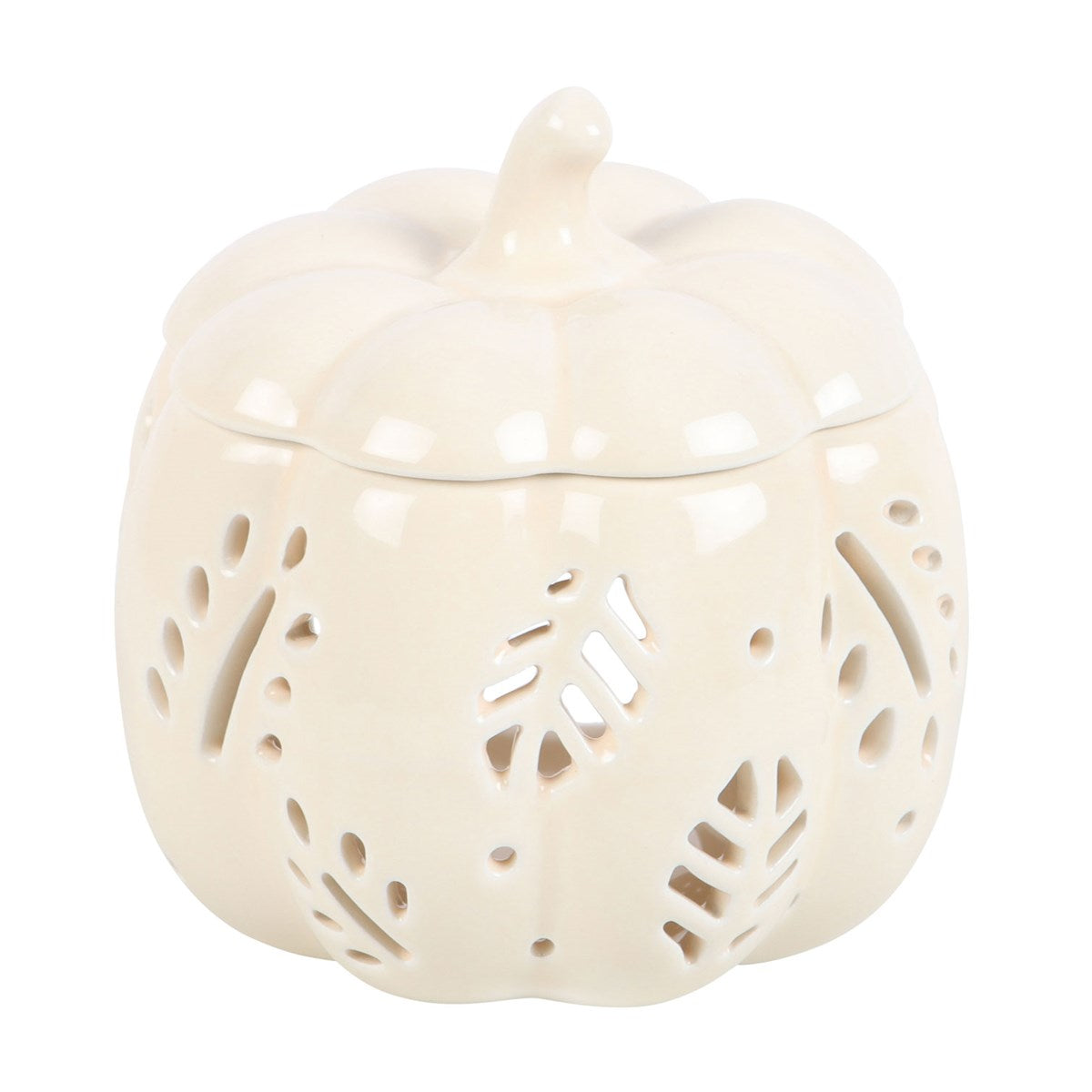 Off White Autumn Leaves Oil Burner