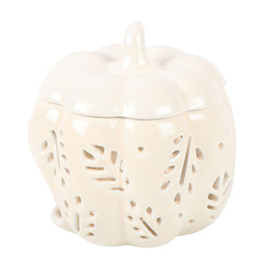 Off White Autumn Leaves Oil Burner