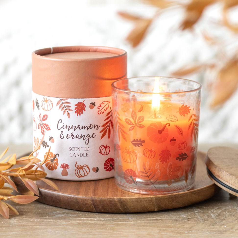 Autumn Leaves Cinnamon And Orange Candle