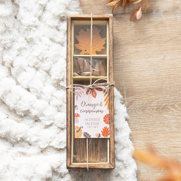 Orange And Cinnamon Incense Gift Set