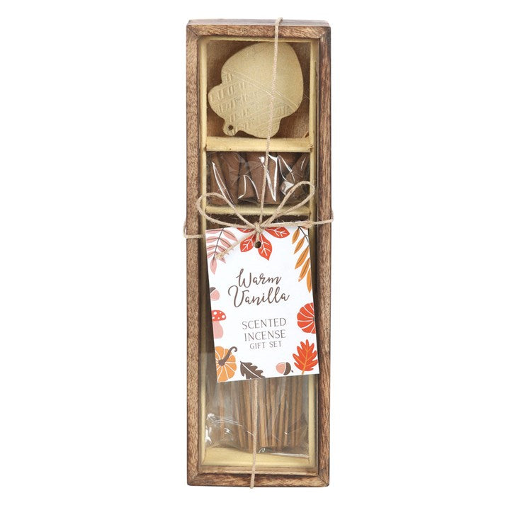 Warm Vanilla Incense Gift Set