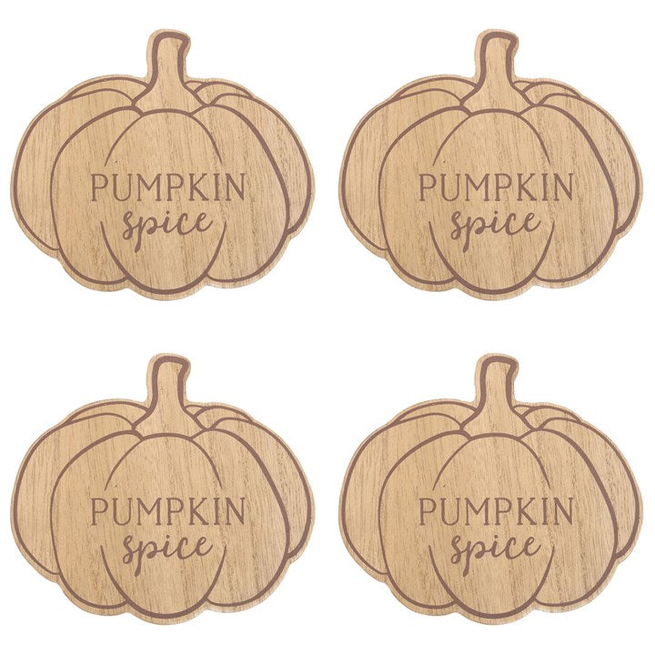 Pumpkin Coaster Set