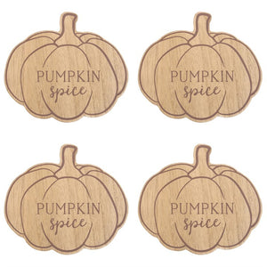 Pumpkin Coaster Set