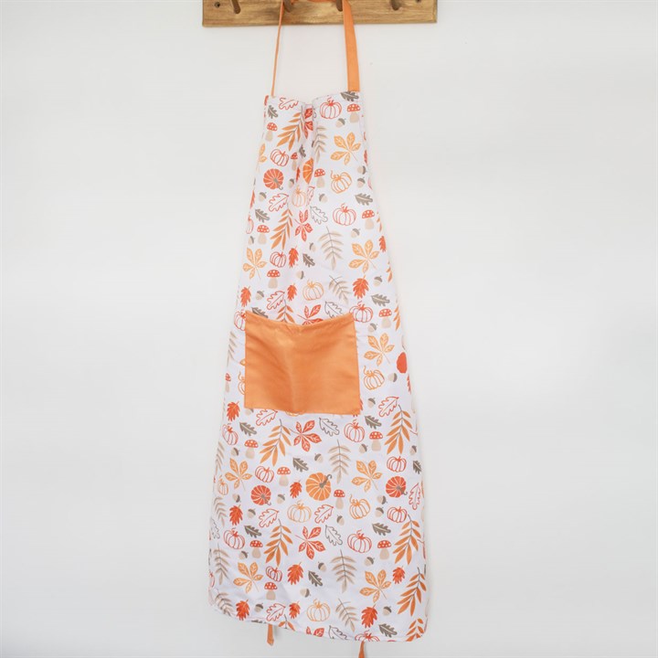 Autumn Leaves & Pumpkins Apron