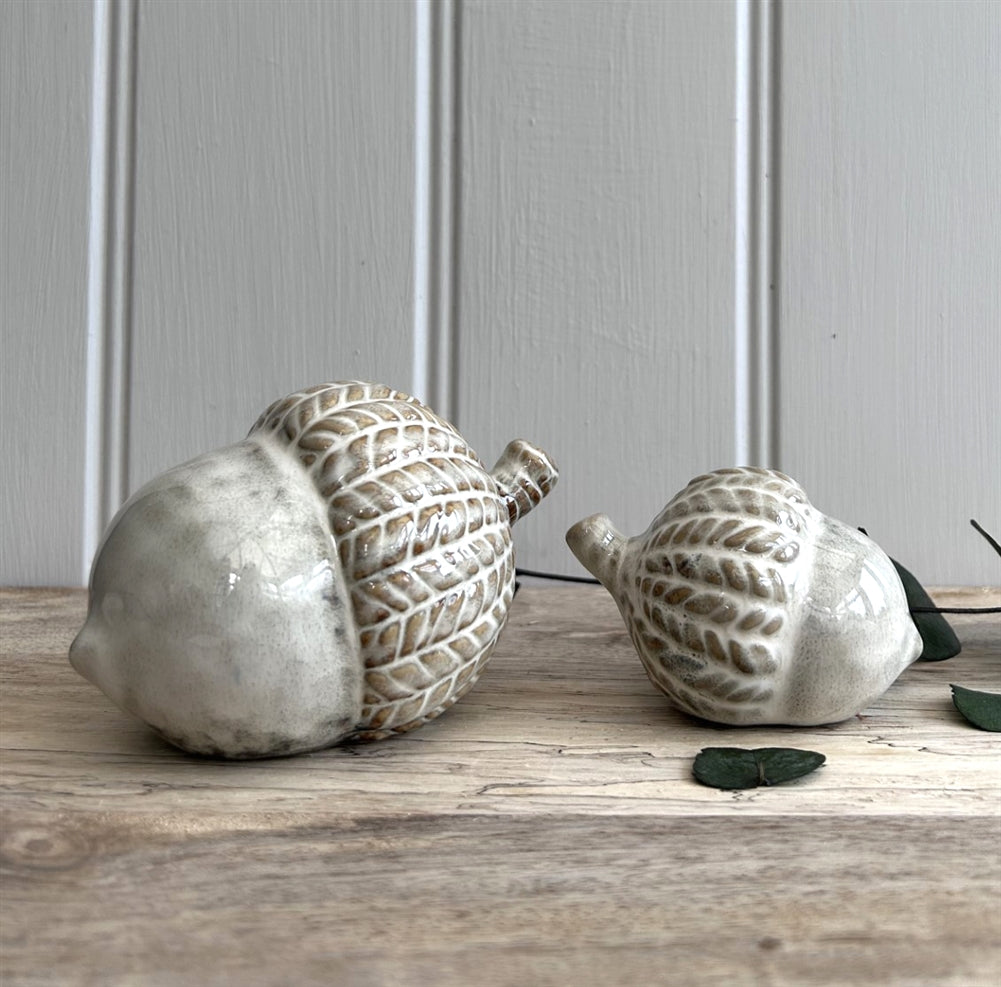 Large Ceramic Acorn