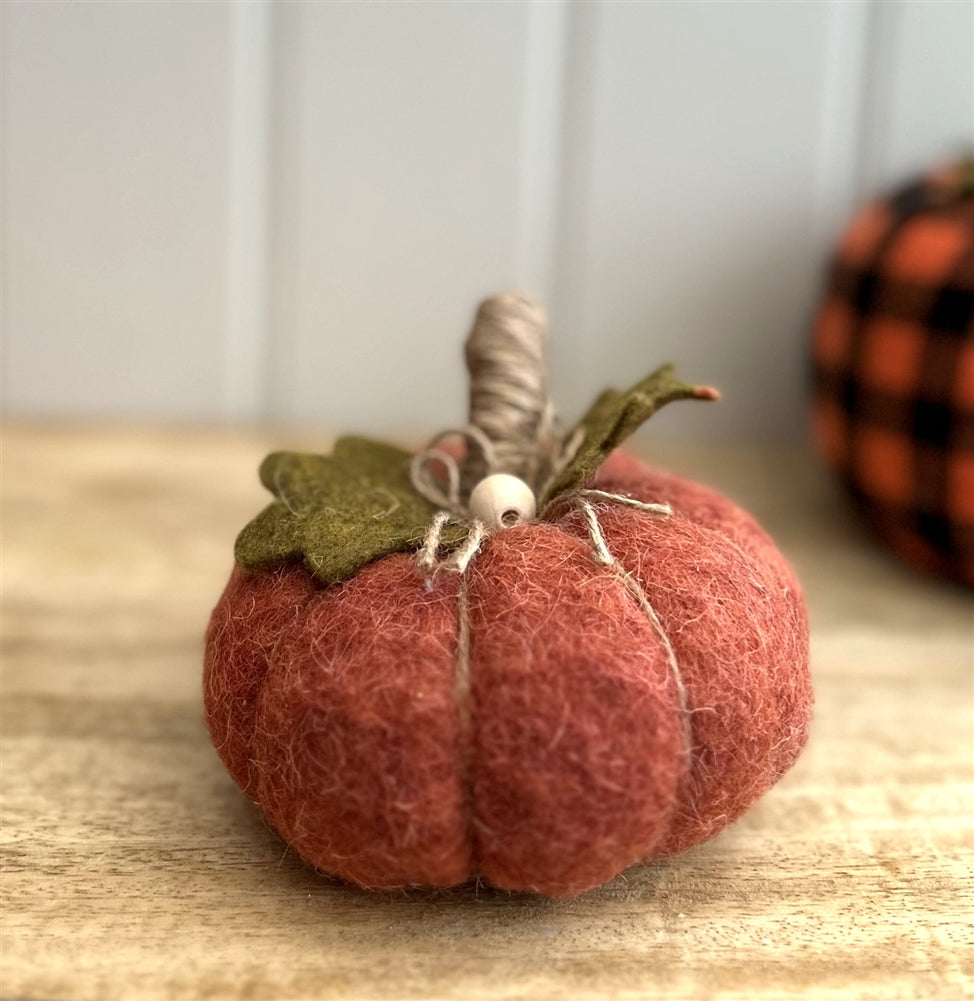 Orange Fabric Pumpkin