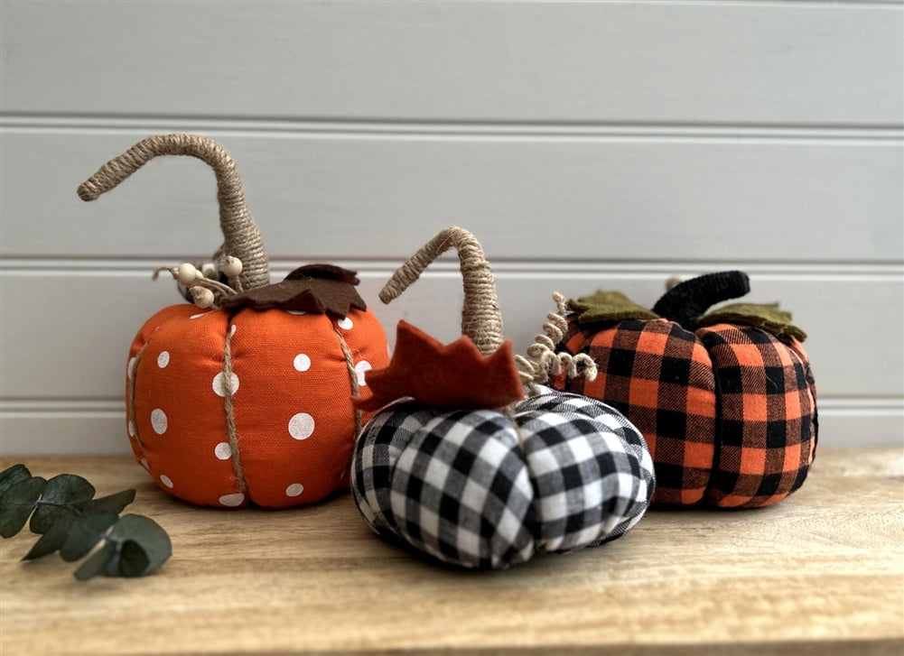 Orange Polka Dot Pumpkin