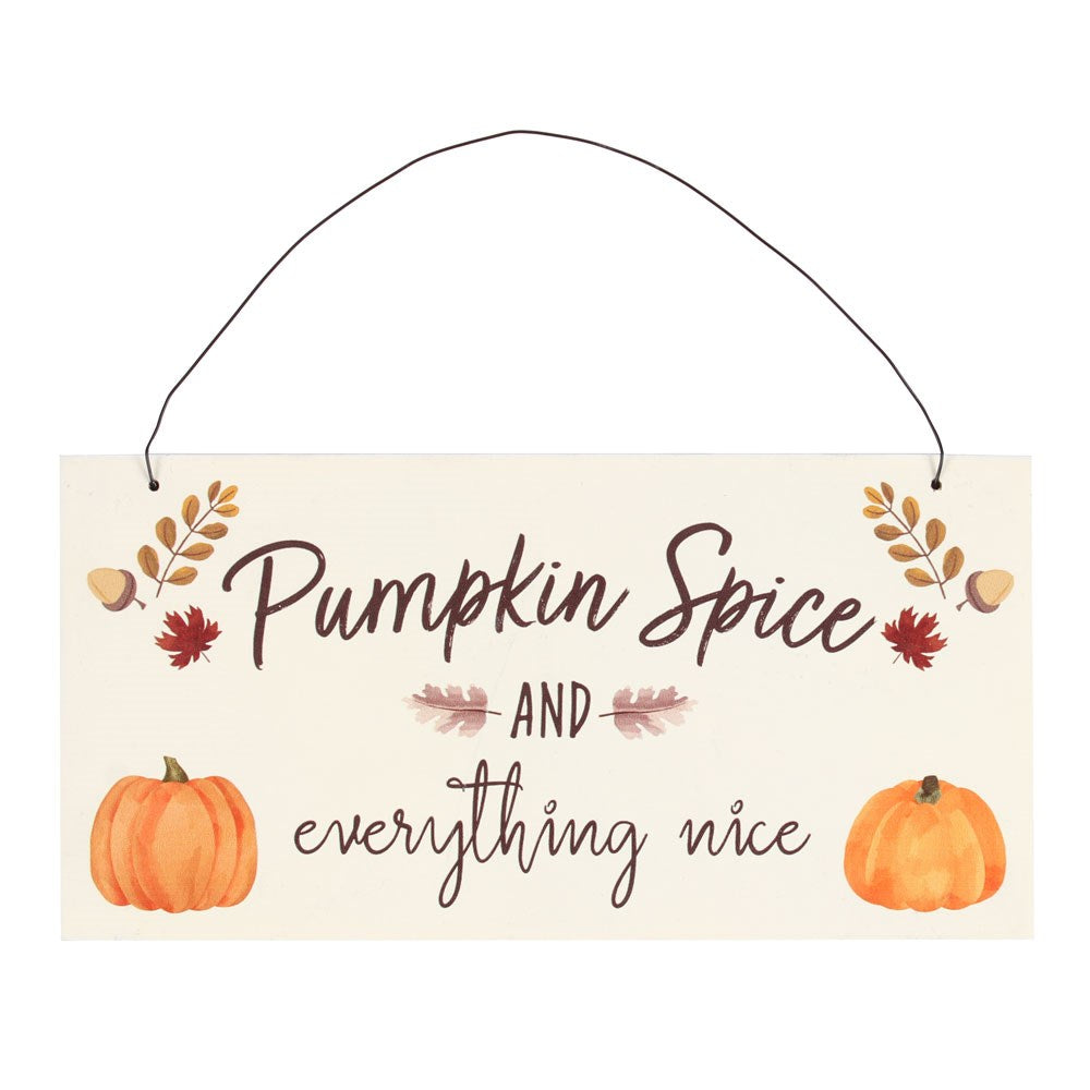 Pumpkin Spice Hanging Sign