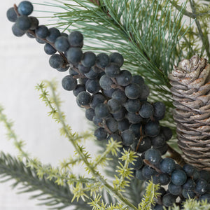 Blueberry & Fircone Wreath