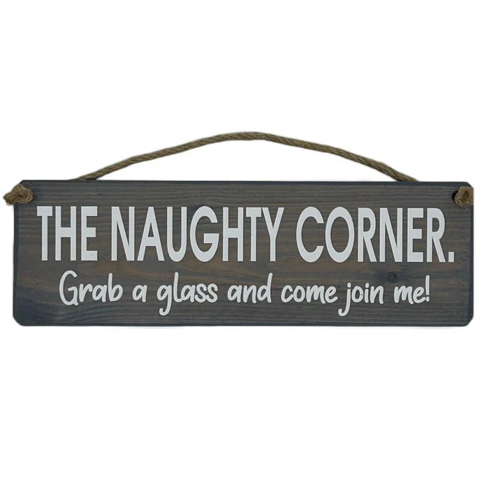 The Naughty Corner Sign