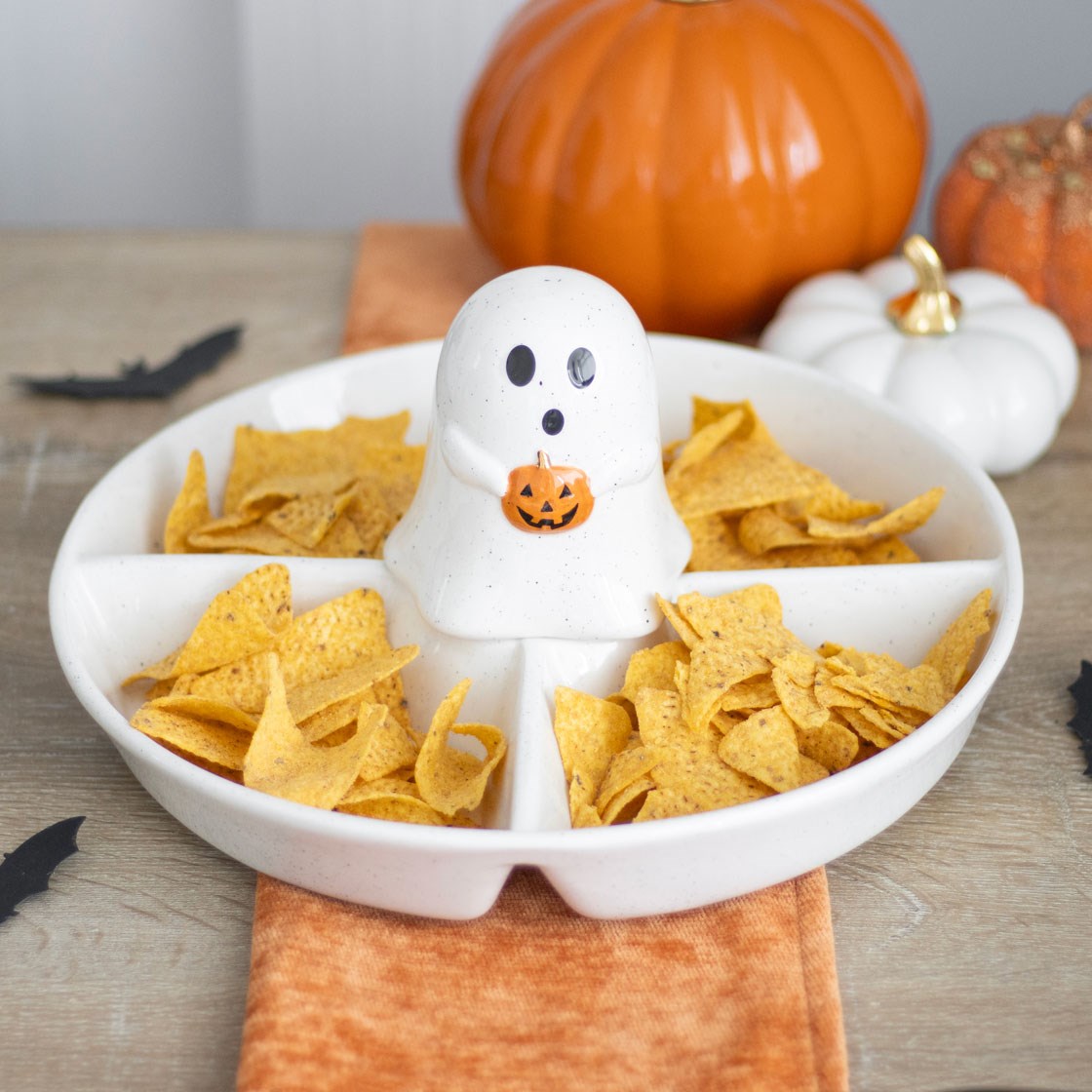 Ghost Chip And Dip Snack Bowl