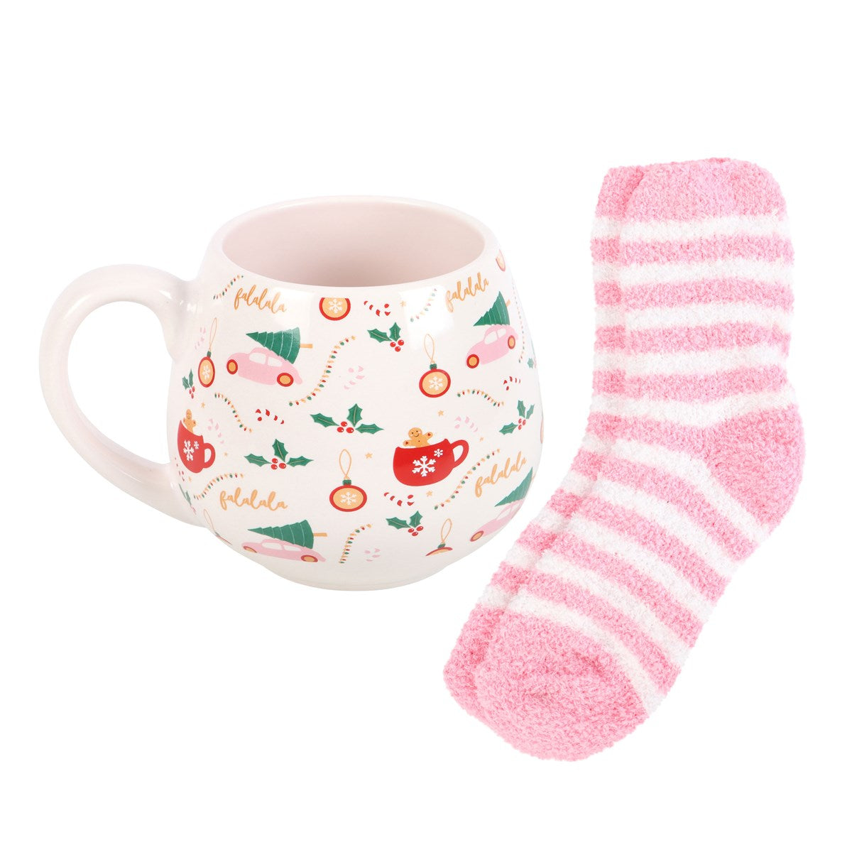 Sugarplum Fun Mug And Sock Set