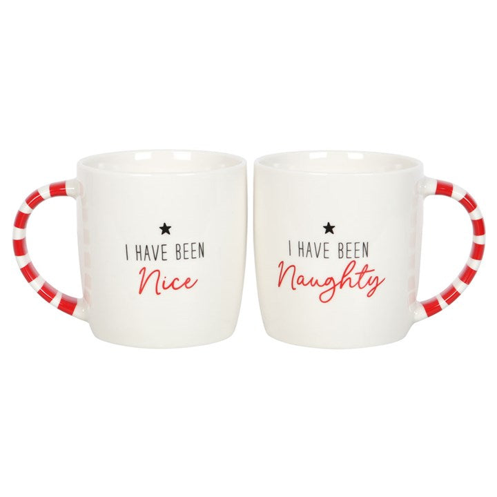 Naughty And Nice Couples Mug Set