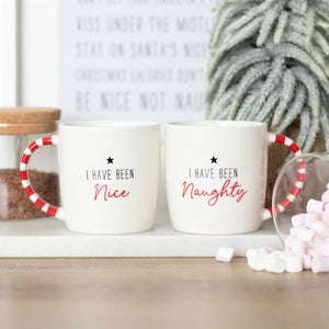 Naughty And Nice Couples Mug Set