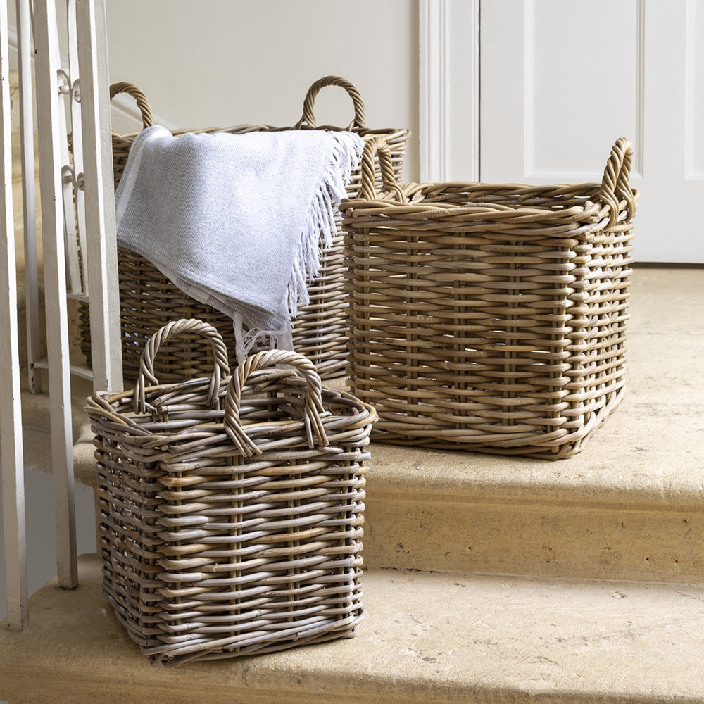 Kubu Log Basket Small