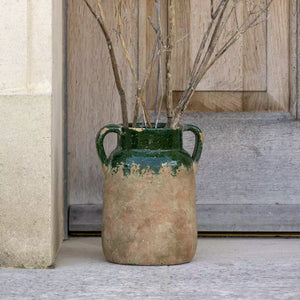 Terracotta Vase Green