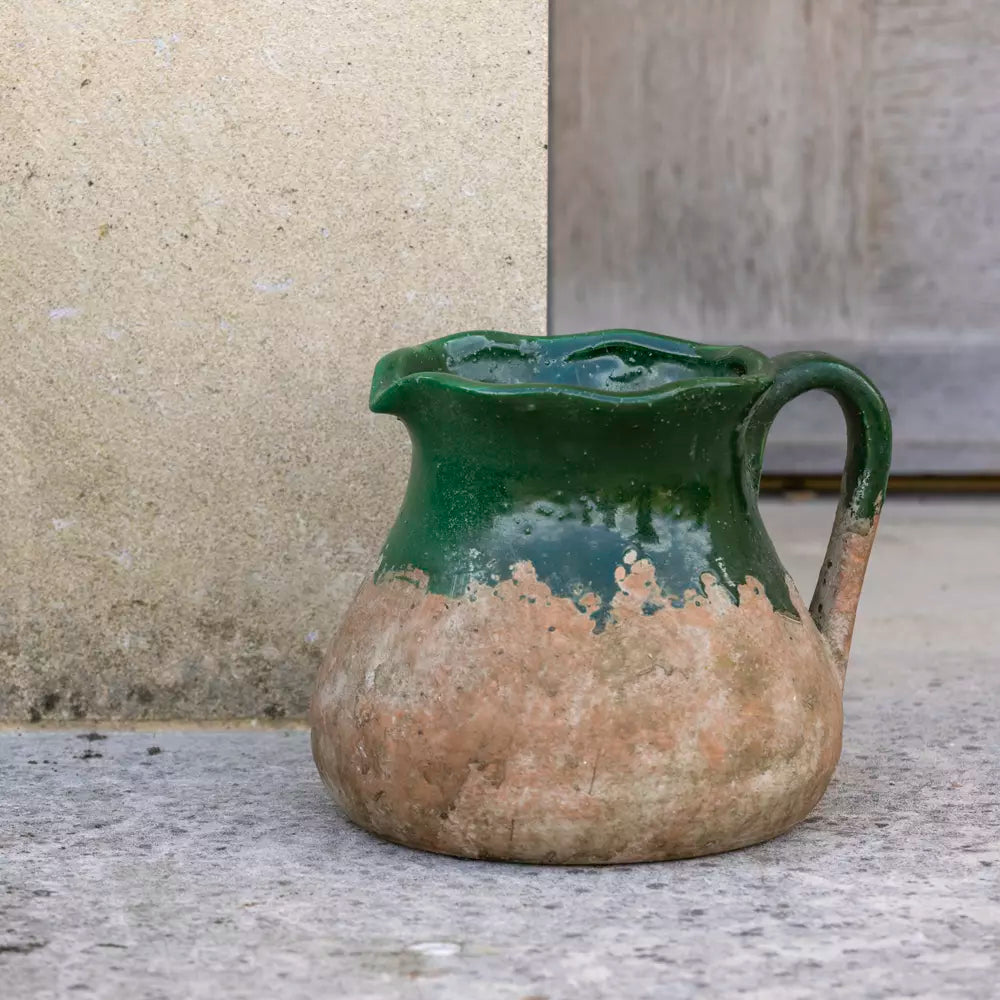 Terracotta Jug Green