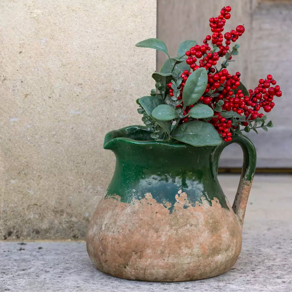 Terracotta Jug Green