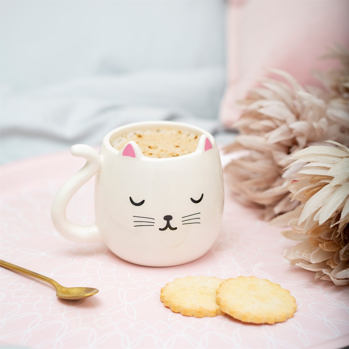 Cutie Cat Shaped Mug