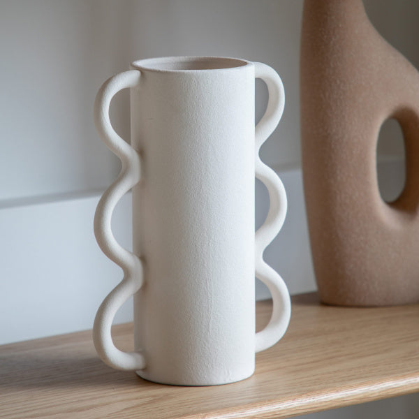Curved Handle Vase