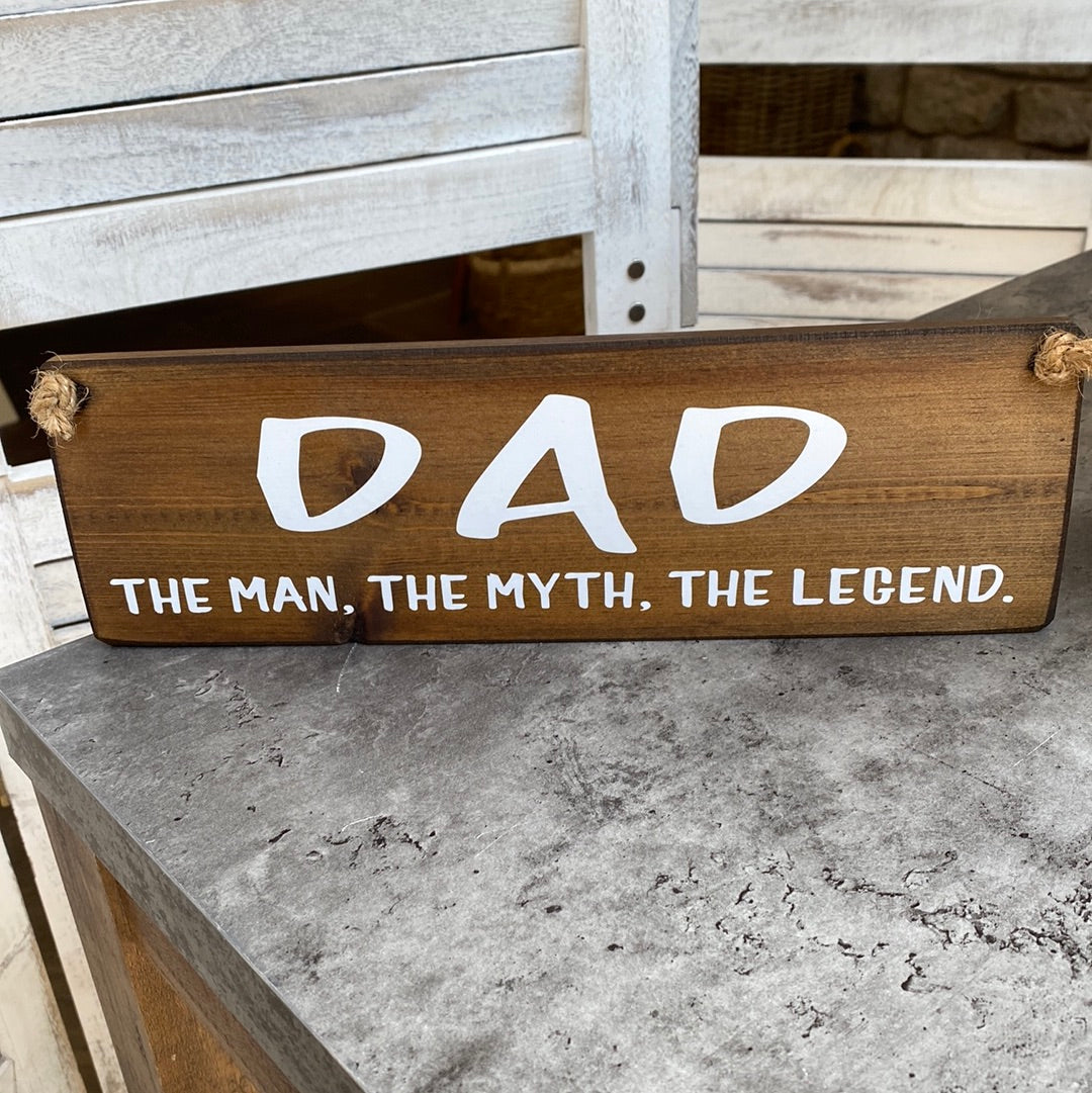 Dad Rustic Plaque