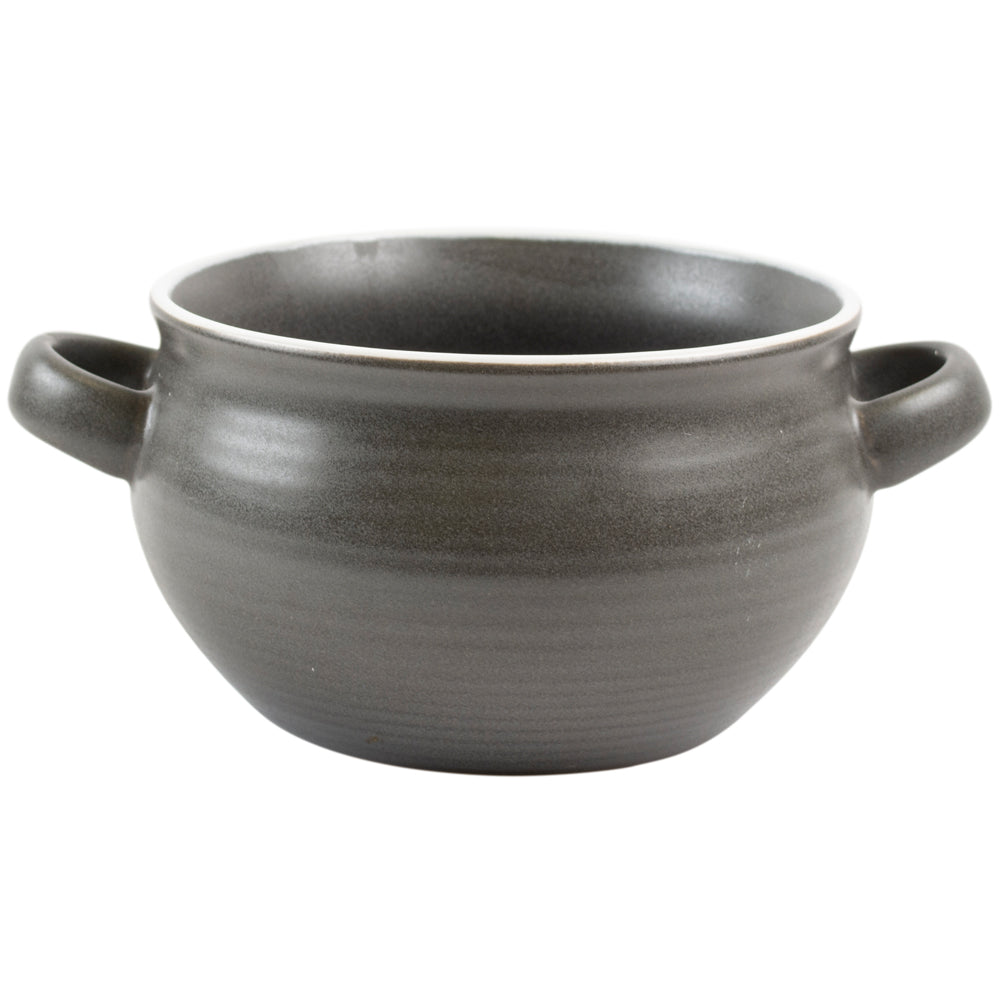 Stoneware Bowl Slate Grey 600ml