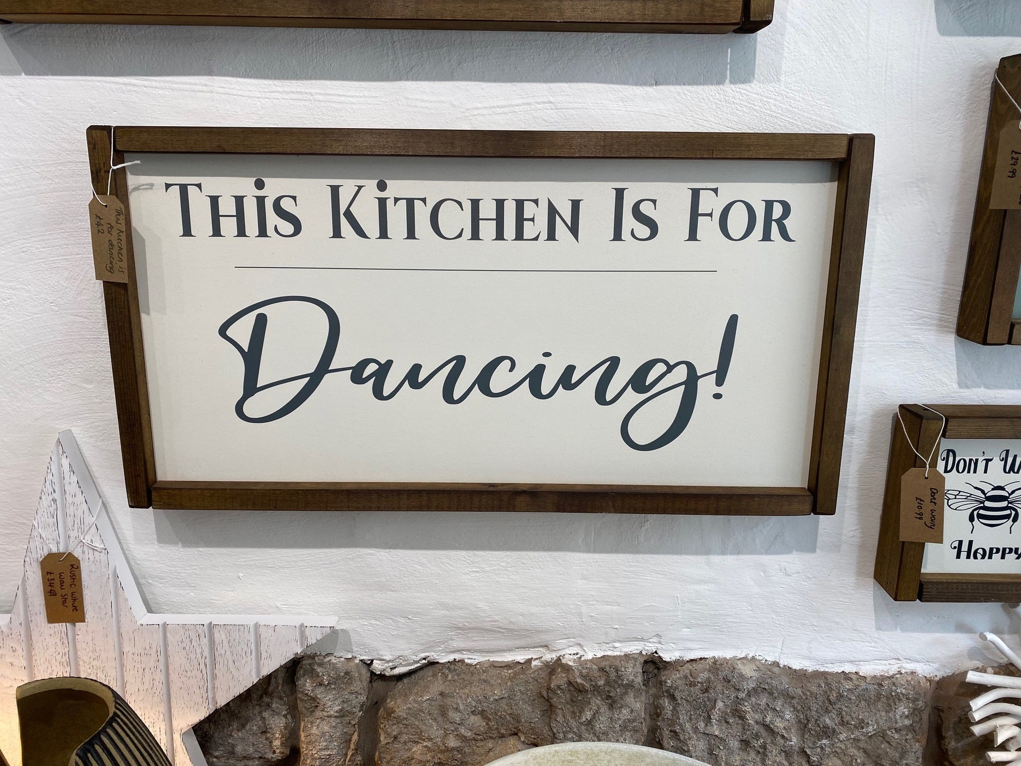 ' This Kitchen Is For Dancing ' Sign