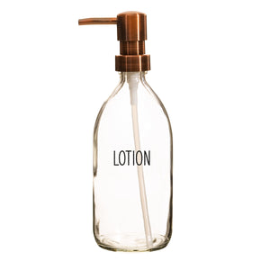 Body Lotion Refillable Bottle With Pump