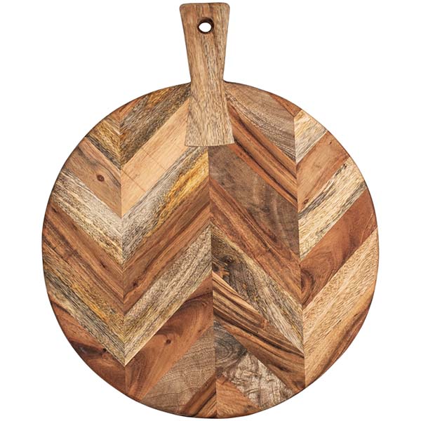 Acacia & Mango Chevron Chopping Board